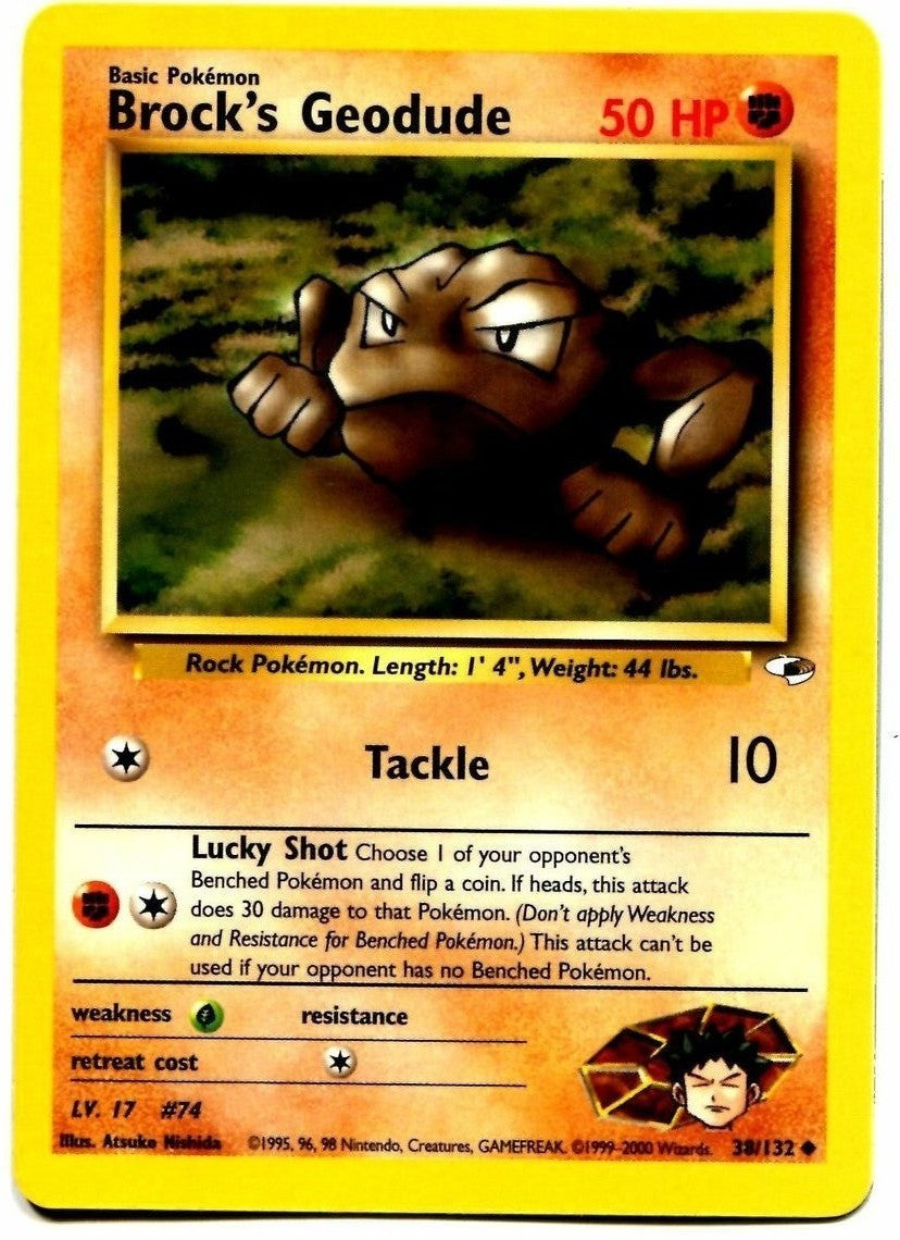 Brock's Geodude (38/132) [Gym Heroes Unlimited] | Black Swamp Games