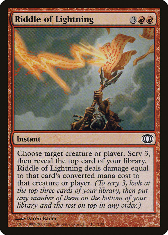 Riddle of Lightning [Future Sight] | Black Swamp Games