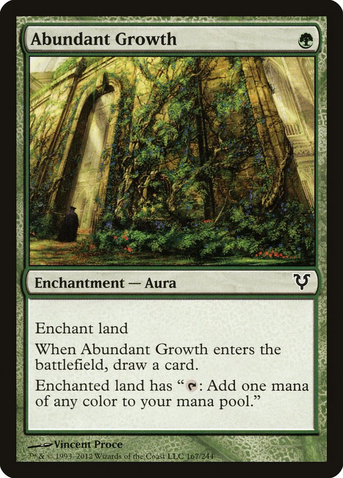 Abundant Growth [Avacyn Restored] | Black Swamp Games