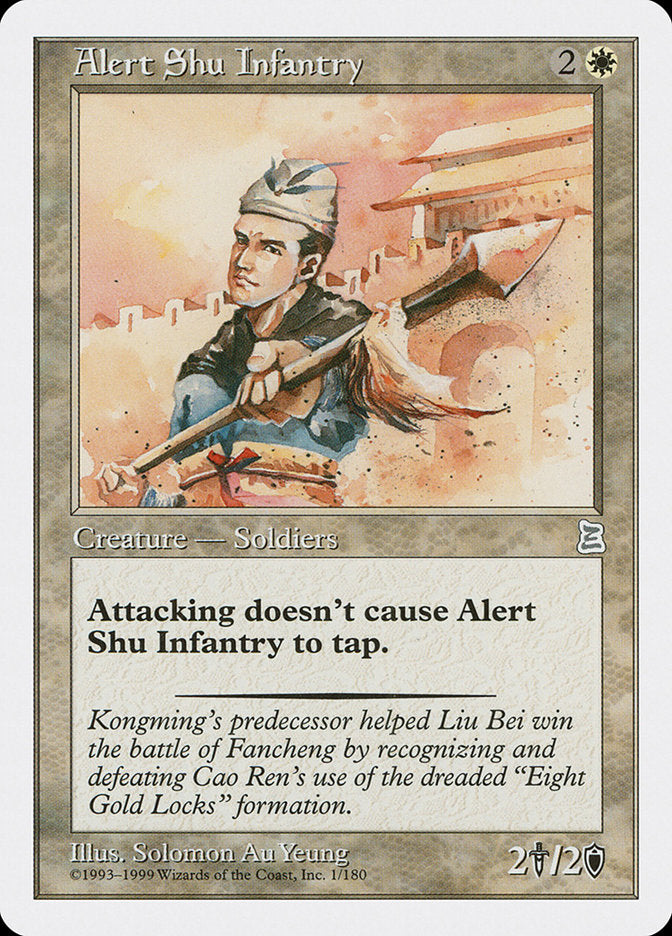 Alert Shu Infantry [Portal Three Kingdoms] | Black Swamp Games