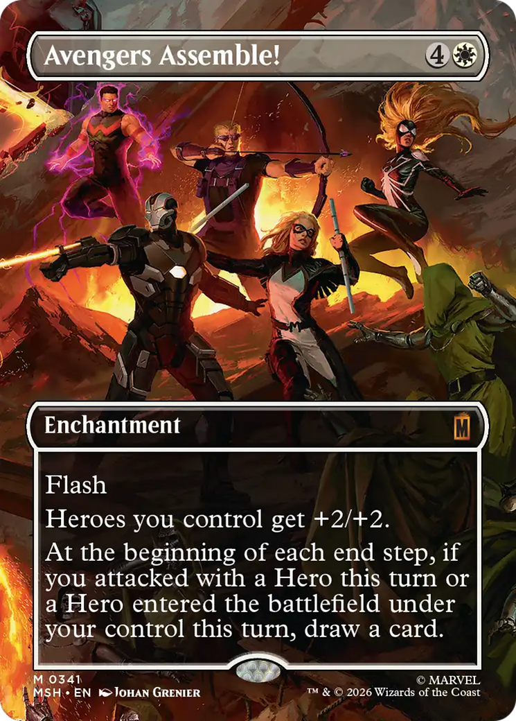 Avengers Assemble! (Borderless) (0341) [Marvel Super Heroes] | Black Swamp Games