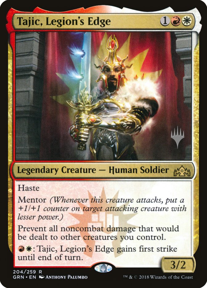 Tajic, Legion's Edge (Promo Pack) [Guilds of Ravnica Promos] | Black Swamp Games