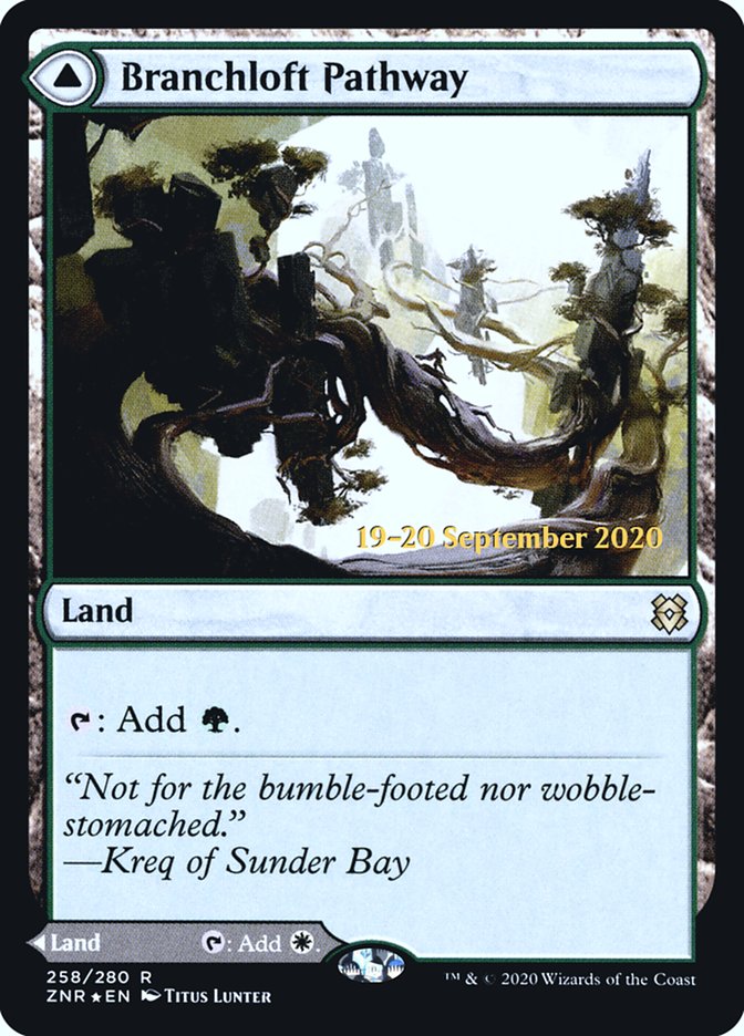 Branchloft Pathway // Boulderloft Pathway [Zendikar Rising Prerelease Promos] | Black Swamp Games