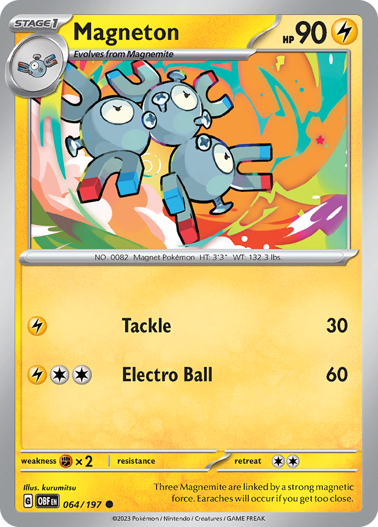 Magneton (064/197) [Scarlet & Violet: Obsidian Flames] | Black Swamp Games