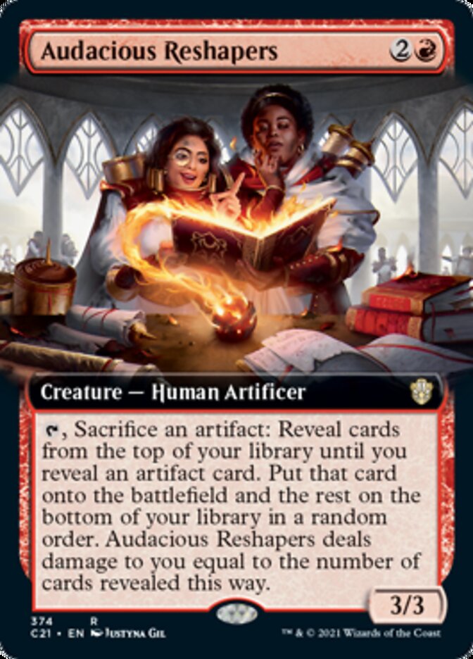 Audacious Reshapers (Extended Art) [Commander 2021] | Black Swamp Games