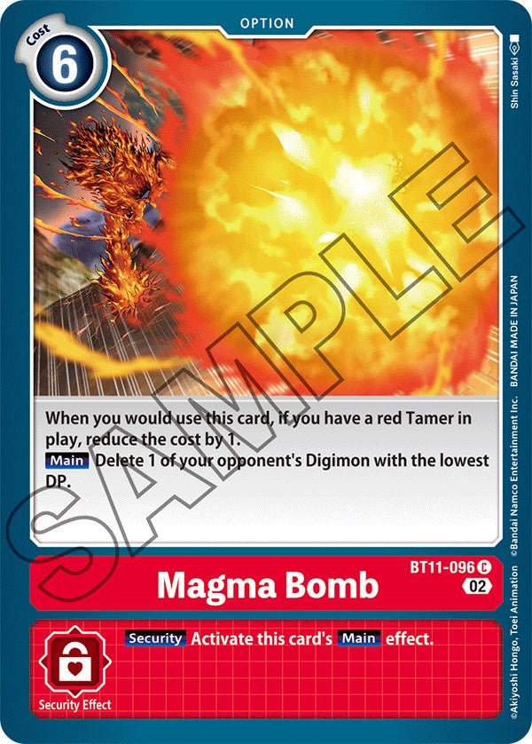 Magma Bomb [BT11-096] [Dimensional Phase] | Black Swamp Games