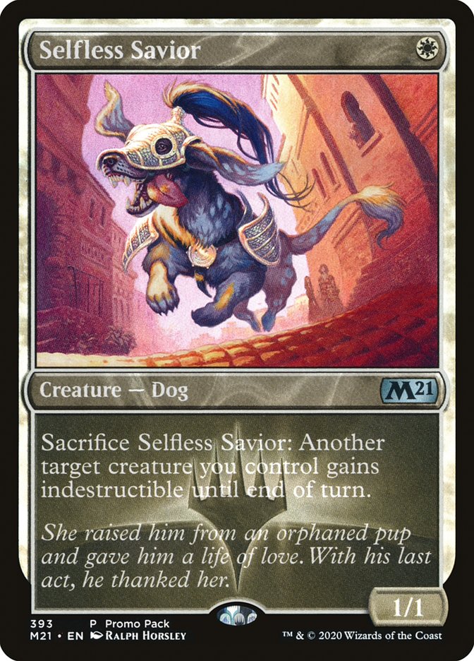 Selfless Savior (Promo Pack) [Core Set 2021 Promos] | Black Swamp Games