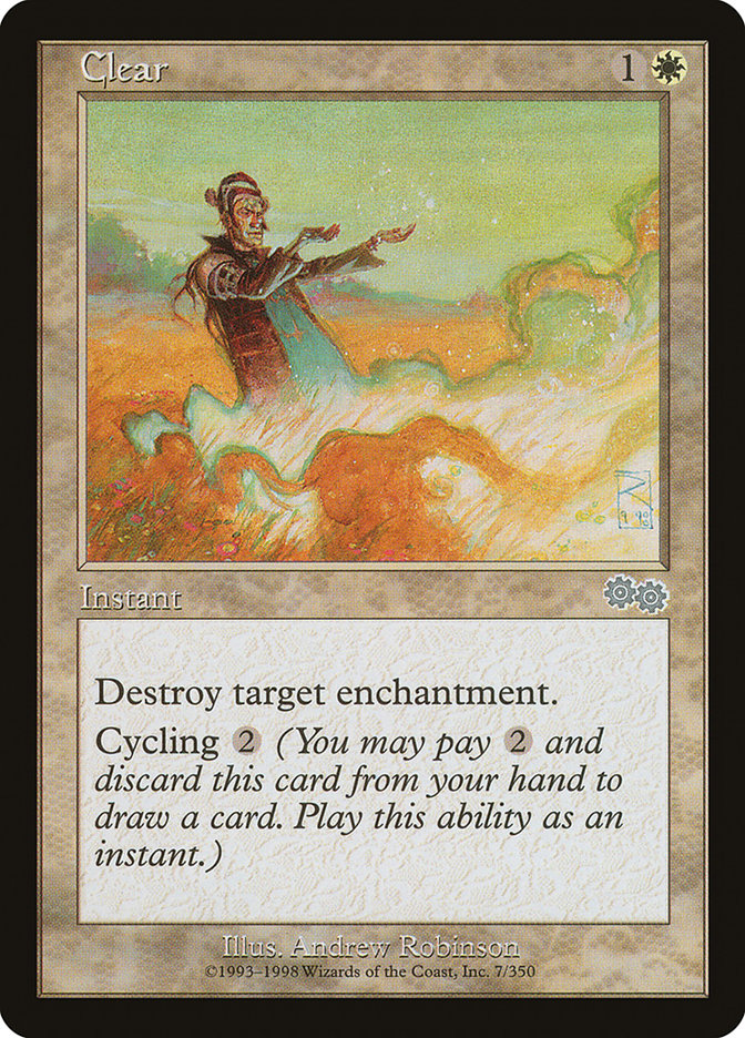 Clear [Urza's Saga] | Black Swamp Games