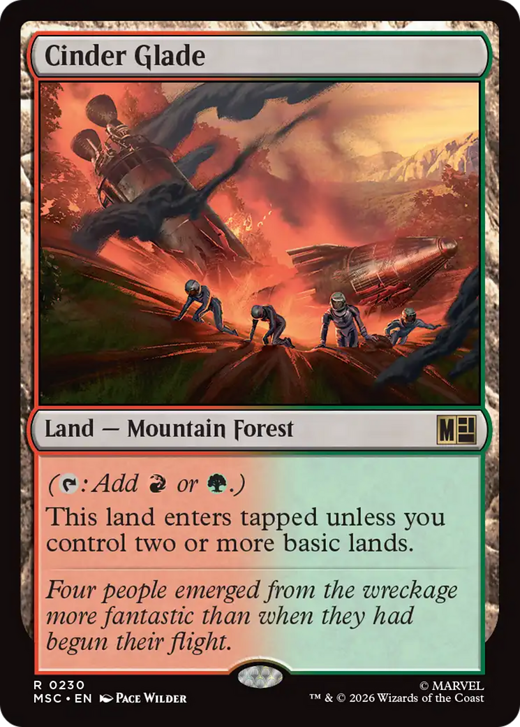Cinder Glade [Marvel Super Heroes Commander] | Black Swamp Games