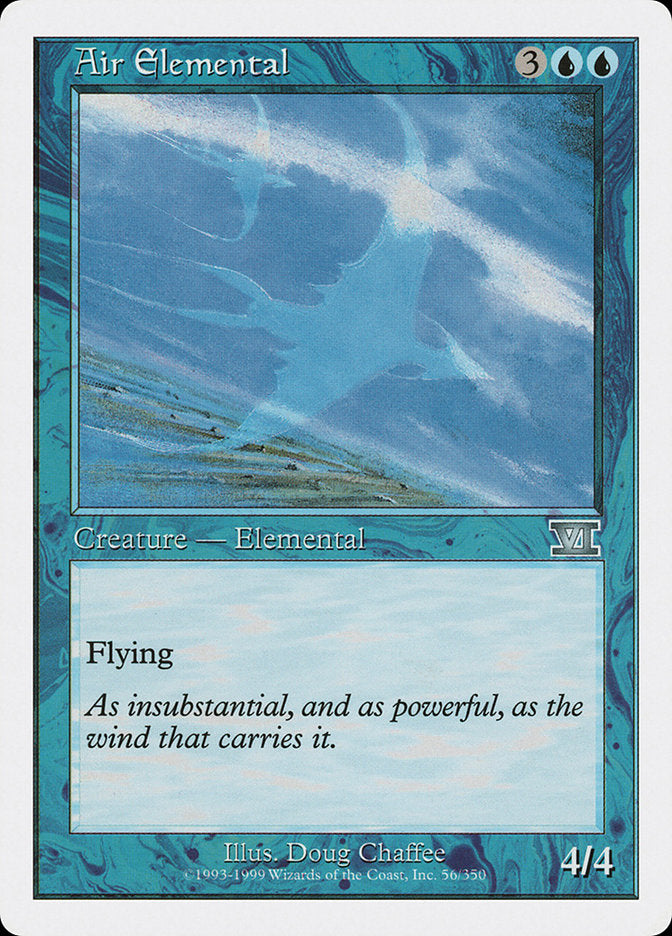 Air Elemental [Classic Sixth Edition] | Black Swamp Games