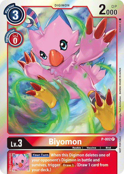 Biyomon [P-002] [Promotional Cards] | Black Swamp Games