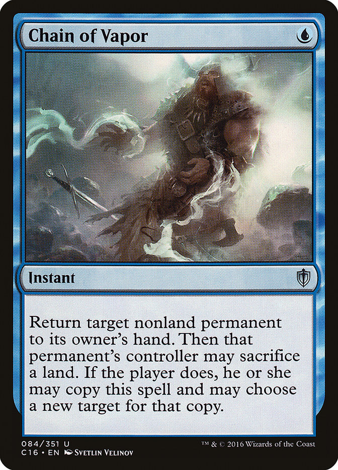 Chain of Vapor [Commander 2016] | Black Swamp Games