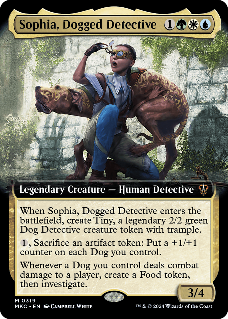 Sophia, Dogged Detective (Extended Art) [Murders at Karlov Manor Commander] | Black Swamp Games