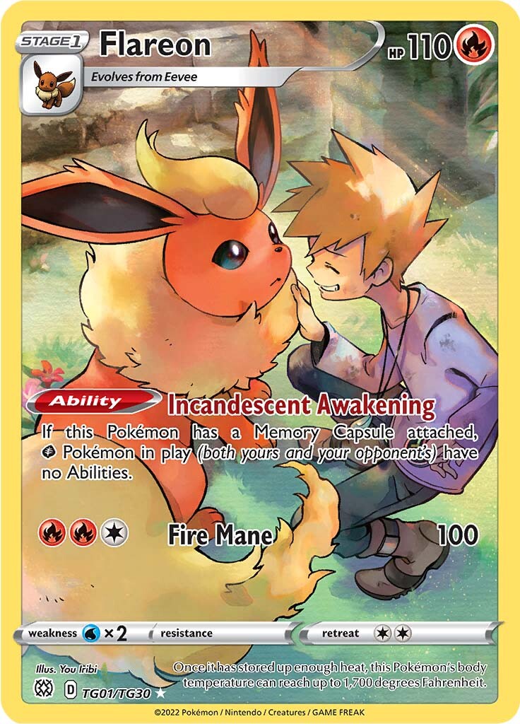 Flareon (TG01/TG30) [Sword & Shield: Brilliant Stars] | Black Swamp Games