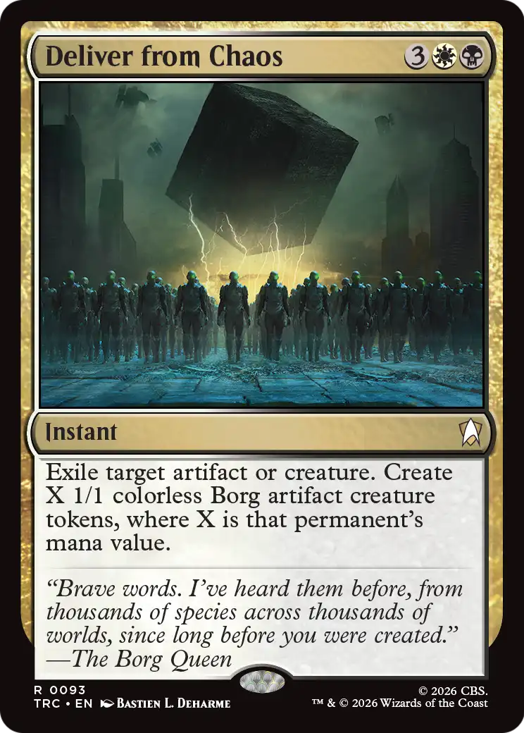 Deliver from Chaos (Surge Foil) [Star Trek Commander] | Black Swamp Games