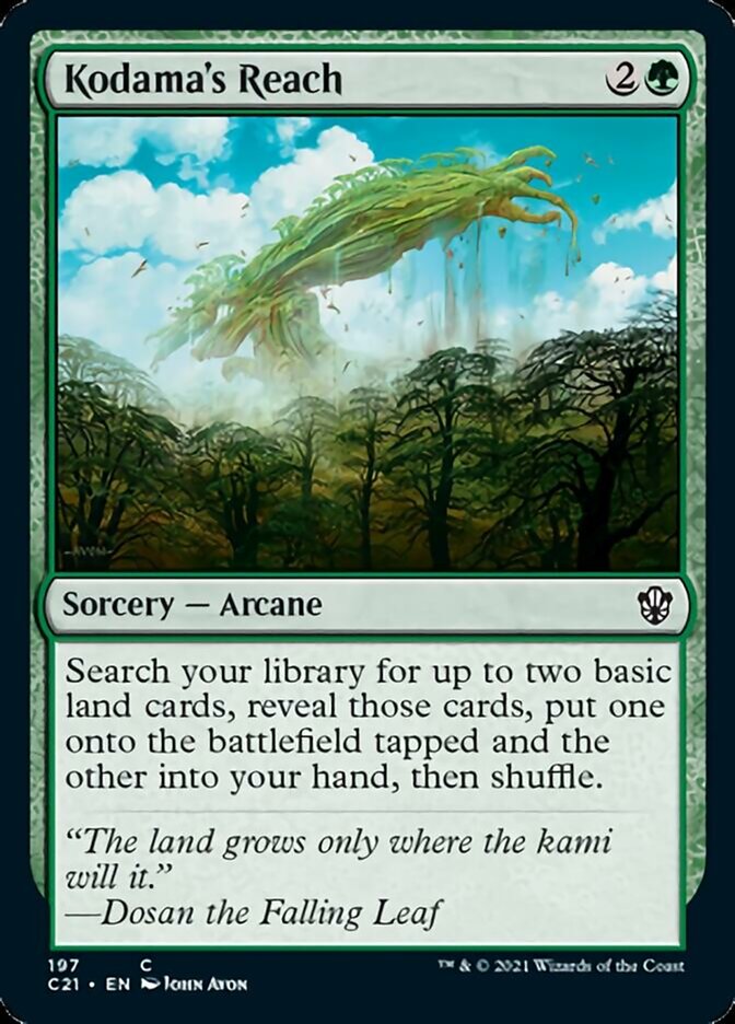Kodama's Reach [Commander 2021] | Black Swamp Games
