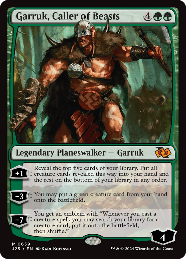 Garruk, Caller of Beasts [Foundations Jumpstart] | Black Swamp Games