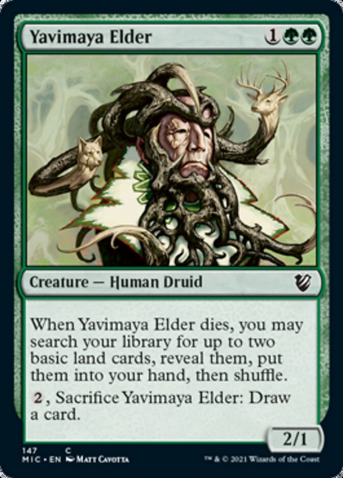 Yavimaya Elder [Innistrad: Midnight Hunt Commander] | Black Swamp Games