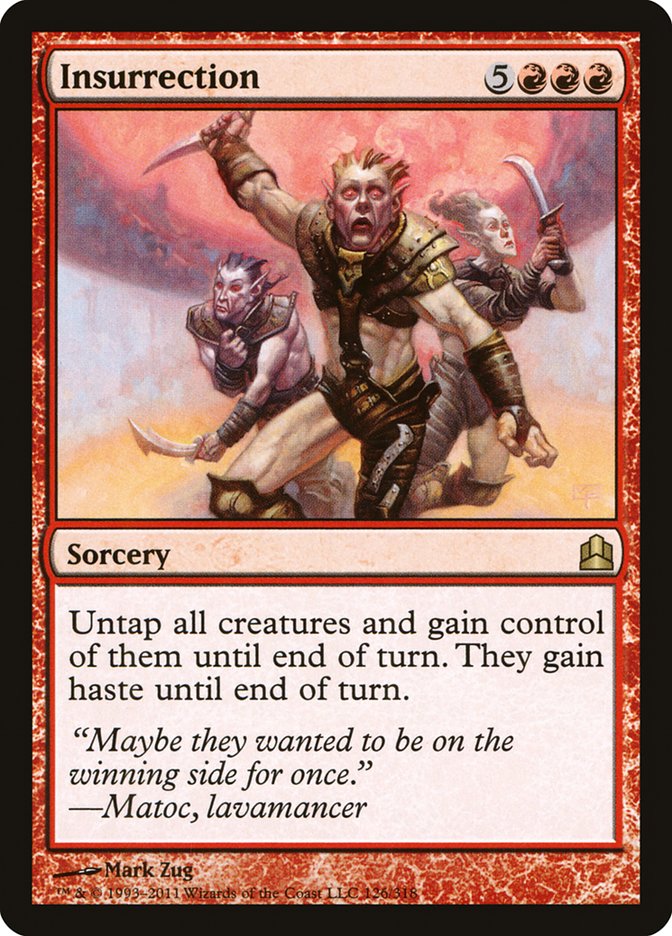 Insurrection [Commander 2011] | Black Swamp Games