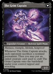 Throne of the Grim Captain // The Grim Captain [The Lost Caverns of Ixalan Prerelease Cards] | Black Swamp Games