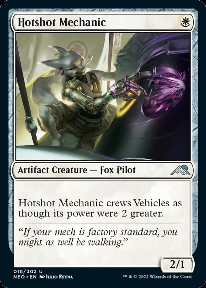 Hotshot Mechanic [Kamigawa: Neon Dynasty] | Black Swamp Games