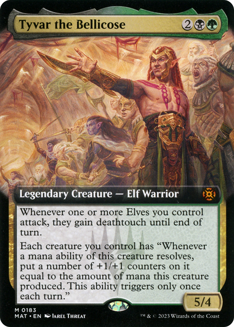 Tyvar the Bellicose (Extended Art) [March of the Machine: The Aftermath] | Black Swamp Games
