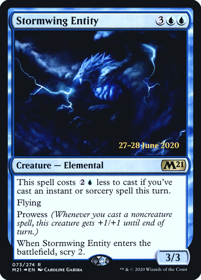 Stormwing Entity [Core Set 2021 Prerelease Promos] | Black Swamp Games