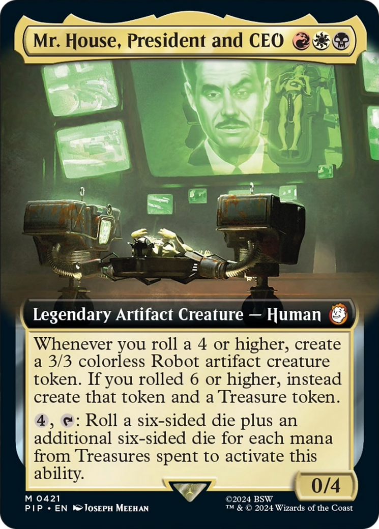 Mr. House, President and CEO (Extended Art) [Fallout] | Black Swamp Games