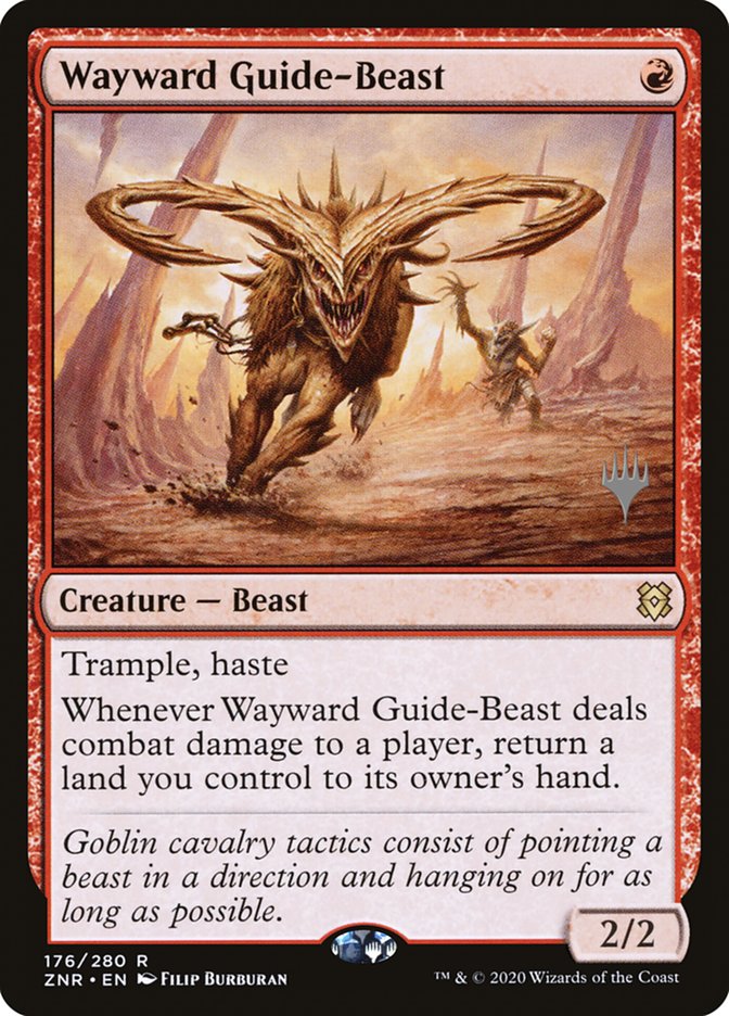 Wayward Guide-Beast (Promo Pack) [Zendikar Rising Promos] | Black Swamp Games