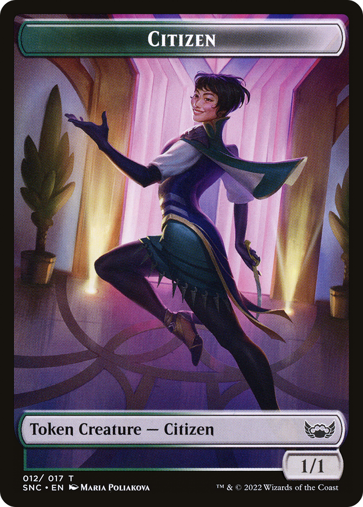 Citizen // Angel Double-Sided Token [The List] | Black Swamp Games