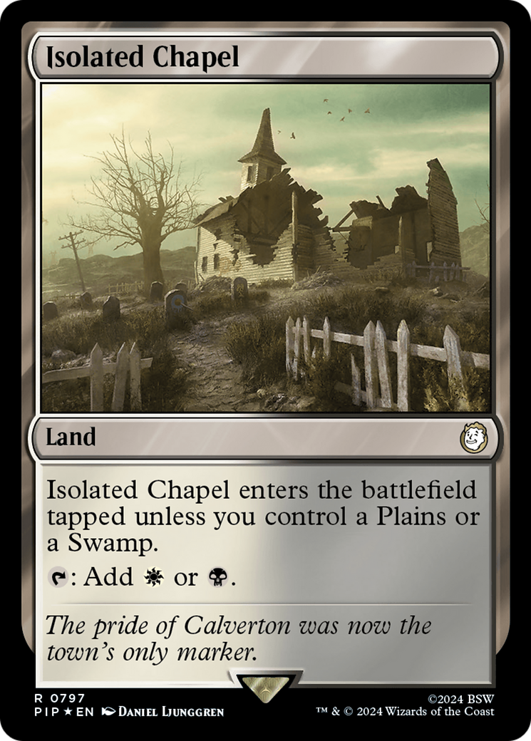 Isolated Chapel (Surge Foil) [Fallout] | Black Swamp Games