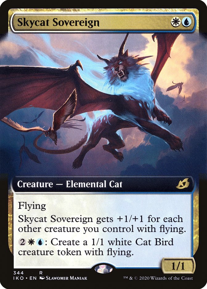 Skycat Sovereign (Extended Art) [Ikoria: Lair of Behemoths] | Black Swamp Games