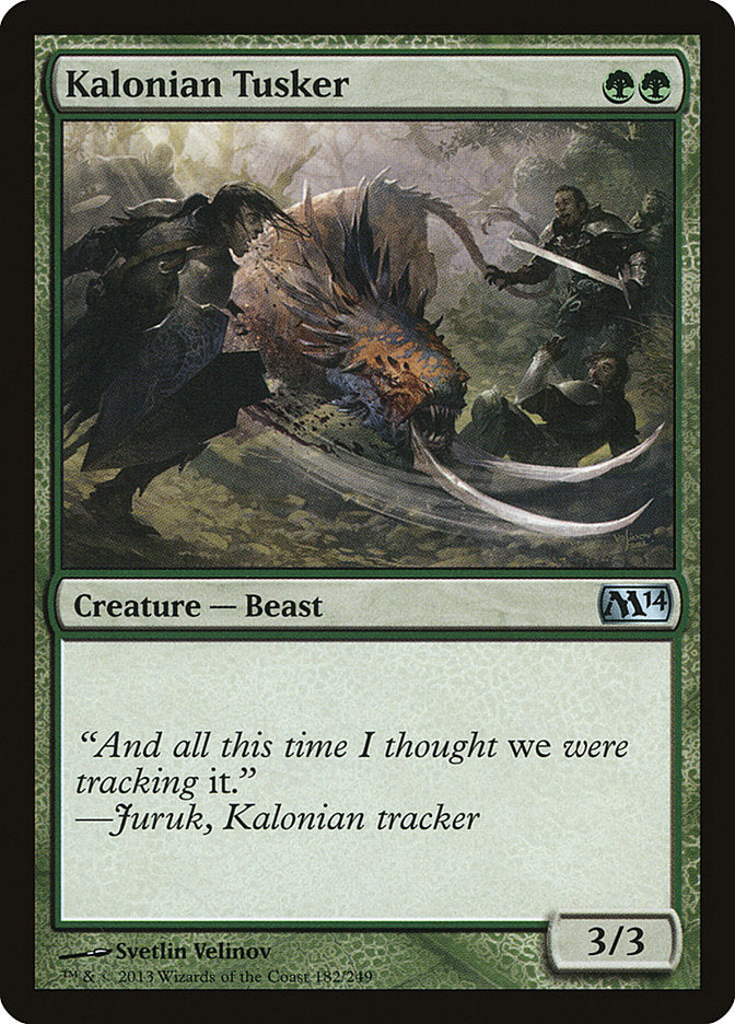 Kalonian Tusker [Magic 2014] | Black Swamp Games