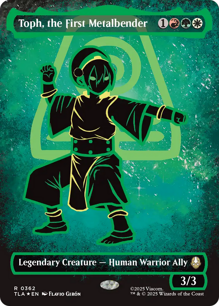 Toph, the First Metalbender (Borderless Battle Pose) [Avatar: The Last Airbender] | Black Swamp Games