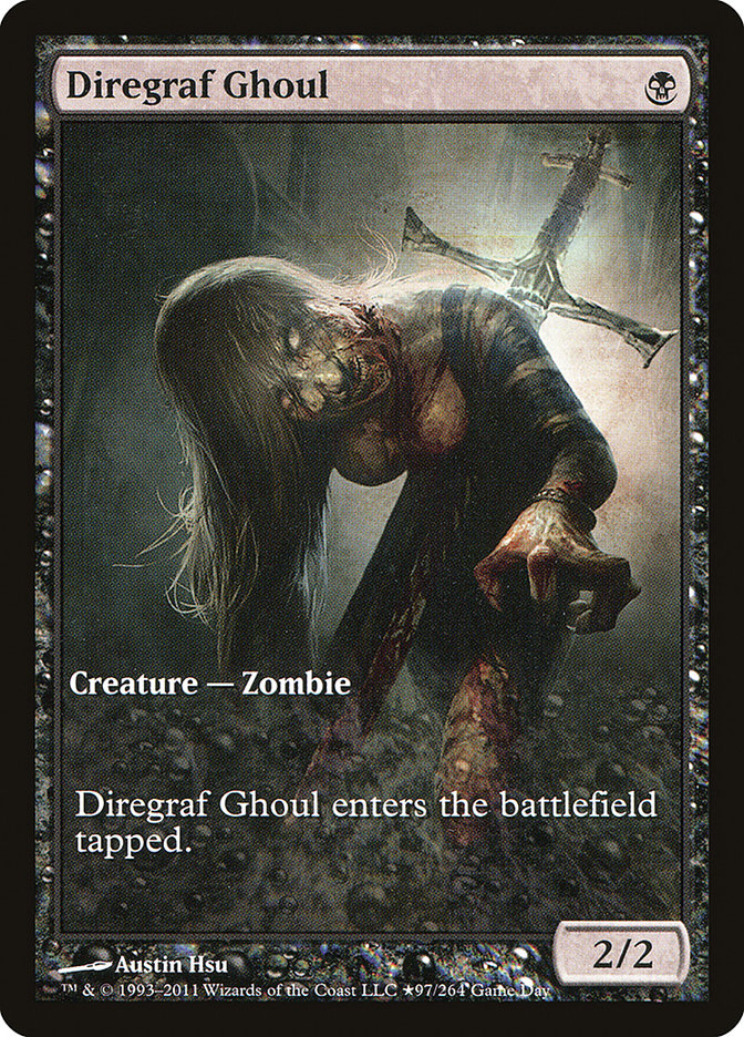 Diregraf Ghoul (Game Day) [Innistrad Promos] | Black Swamp Games