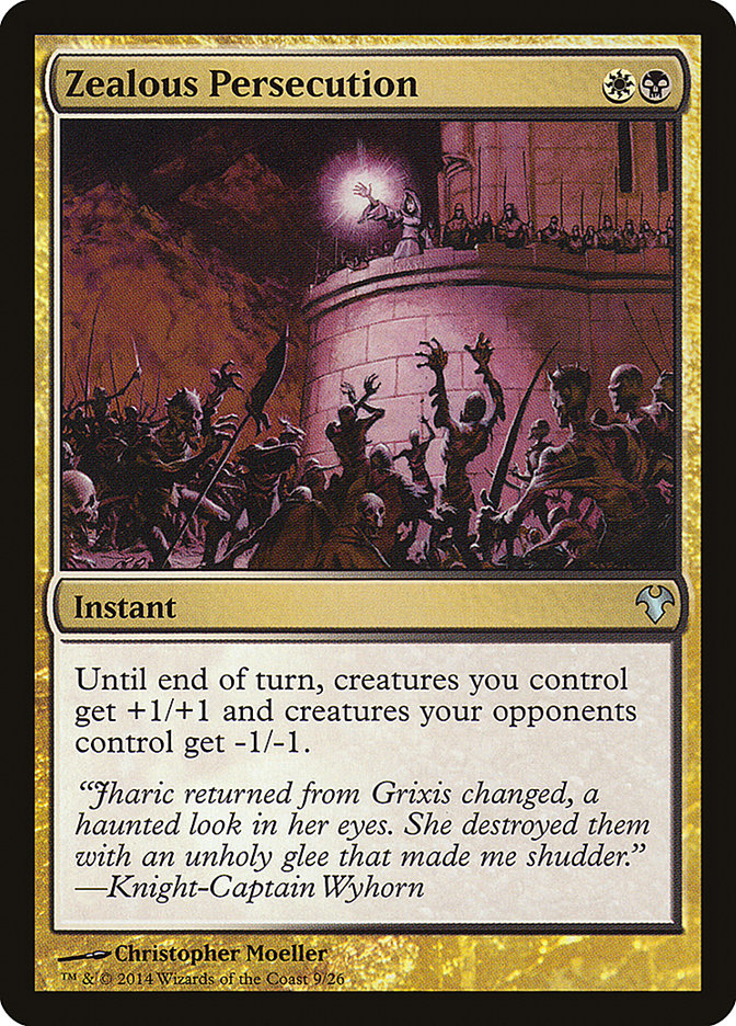 Zealous Persecution [Modern Event Deck 2014] | Black Swamp Games