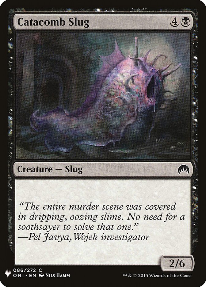 Catacomb Slug [Mystery Booster] | Black Swamp Games