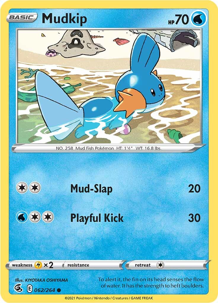 Mudkip (062/264) [Sword & Shield: Fusion Strike] | Black Swamp Games