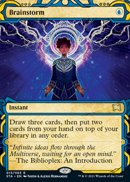 Brainstorm (Foil Etched) [Strixhaven: Mystical Archive] | Black Swamp Games