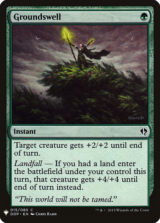 Groundswell [Mystery Booster] | Black Swamp Games