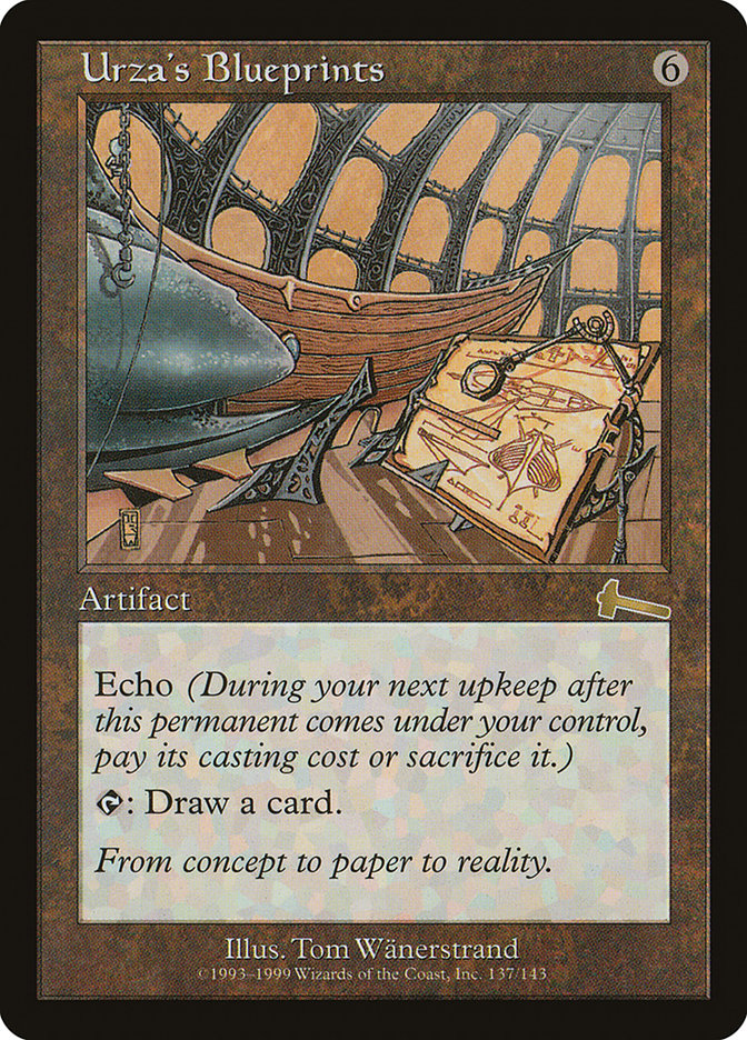 Urza's Blueprints [Urza's Legacy] | Black Swamp Games
