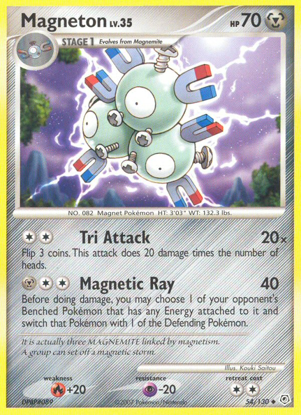 Magneton (54/130) [Diamond & Pearl: Base Set] | Black Swamp Games