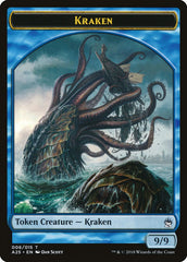 Fish // Kraken Double-Sided Token [Masters 25 Tokens] | Black Swamp Games