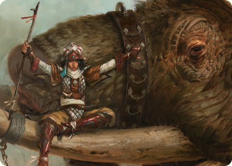 Tuskguard Captain Art Card [Commander Masters Art Series] | Black Swamp Games