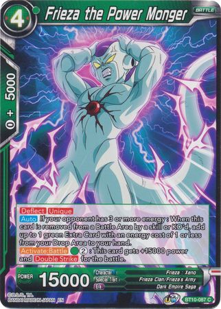 Frieza the Power Monger (BT10-087) [Rise of the Unison Warrior 2nd Edition] | Black Swamp Games