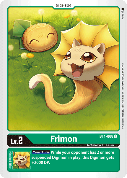 Frimon [BT1-008] [Release Special Booster Ver.1.0] | Black Swamp Games