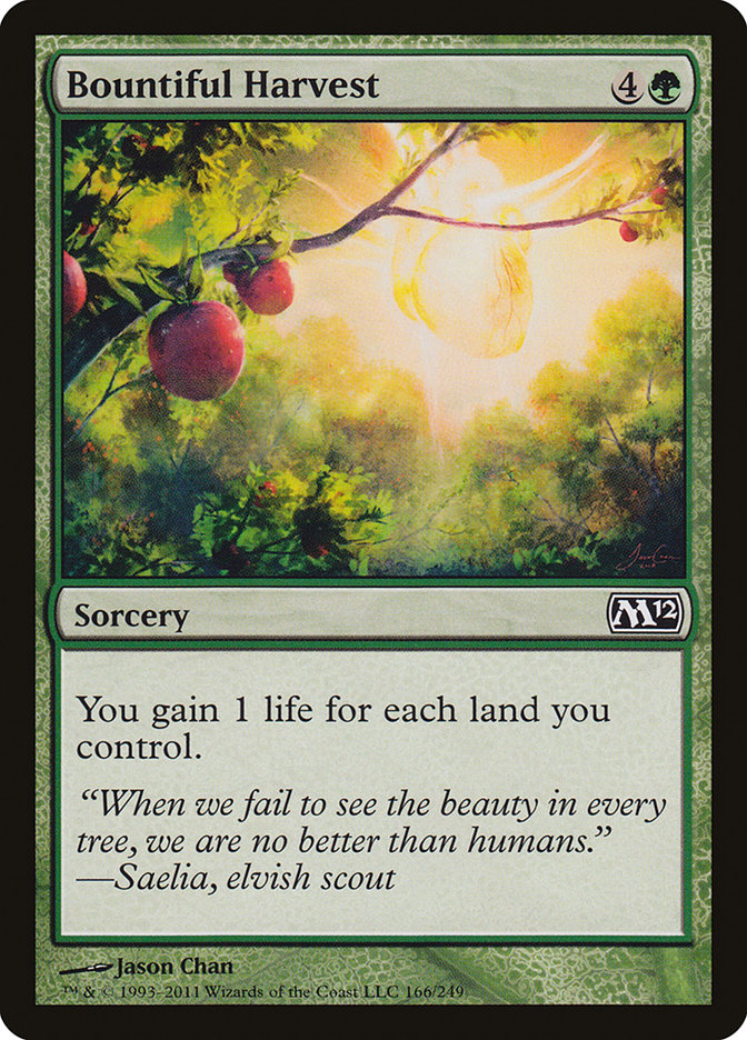 Bountiful Harvest [Magic 2012] | Black Swamp Games