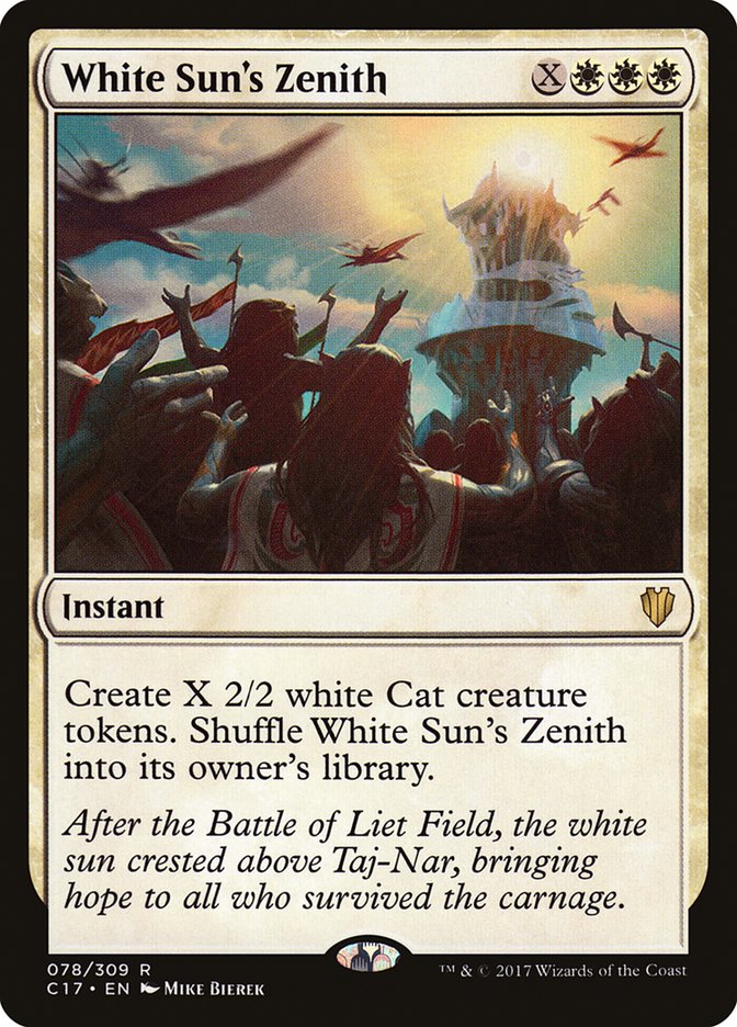 White Sun's Zenith [Commander 2017] | Black Swamp Games