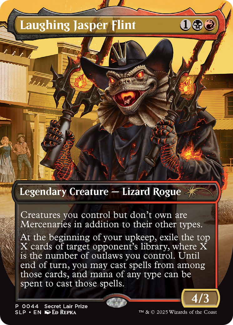 Laughing Jasper Flint [Secret Lair Showdown] | Black Swamp Games
