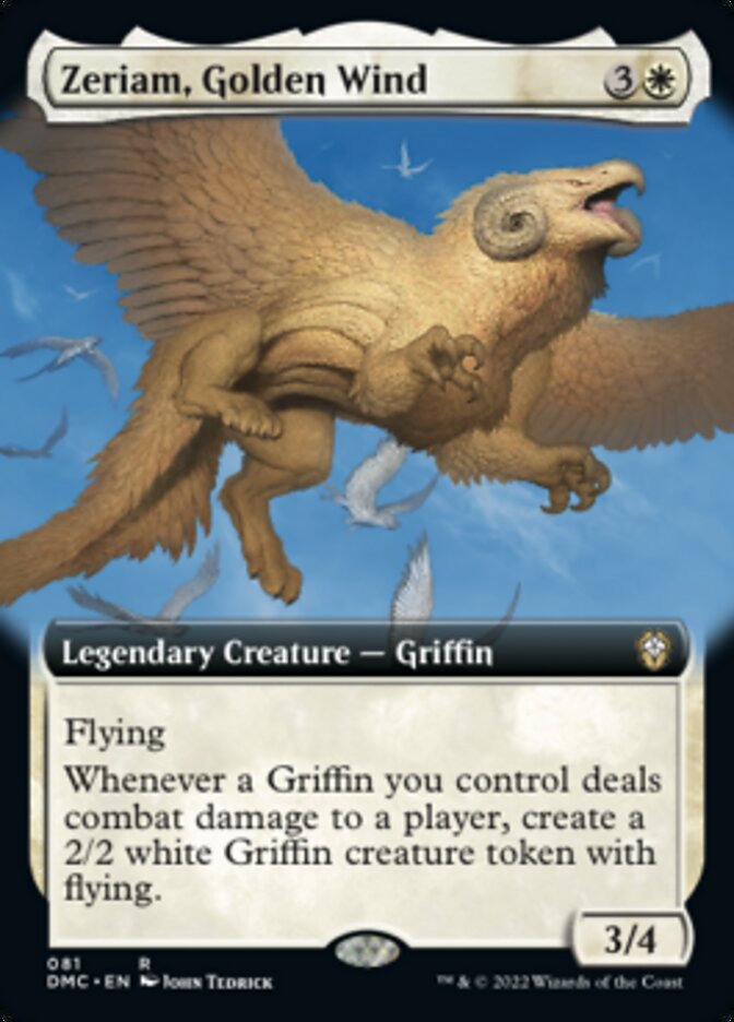 Zeriam, Golden Wind (Extended Art) [Dominaria United Commander] | Black Swamp Games